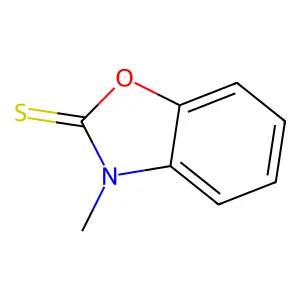 3-Methyl-1,3-benzoxazole-2(3H)-thione structure