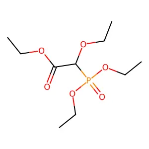 Ethyl 2-diethoxyphosphoryl-2-ethoxyacetate structure