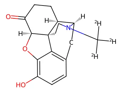 氢吗啡酮 structure