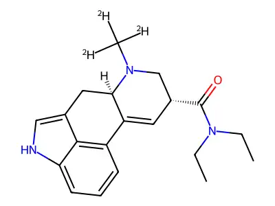 麦角酸二乙胺 structure