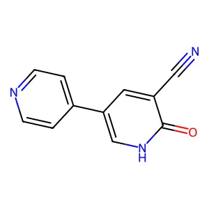 6-Oxo-1,6-dihydro-3,4'-bipyridine-5-carbonitrile structure