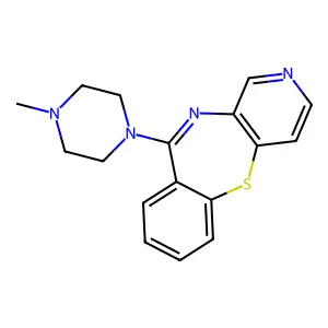 10-(4-Methylpiperazin-1-yl)pyrido(4,3-b)(1,4)benzothiazepine structure