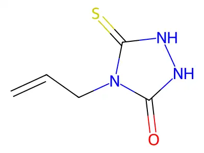 4-(prop-2-en-1-yl)-3-sulfanyl-4,5-dihydro-1H-1,2,4-triazol-5-one structure