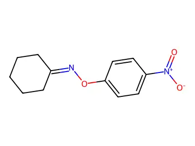 N-(4-nitrophenoxy)cyclohexanimine structure