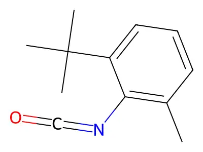 2-tert-Butyl-6-methylphenyl isocyanate structure