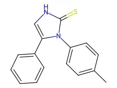 1-(4-methylphenyl)-5-phenyl-1H-imidazole-2-thiol structure