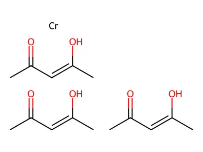 chromium(III) acetylacetonate structure