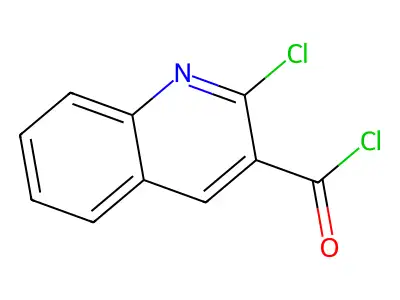 2-Chloroquinoline-3-carbonyl chloride structure