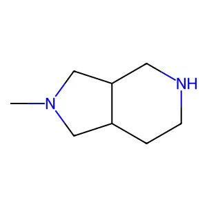 cis-2-Methyl-1,3,3a,4,5,6,7,7a-octahydropyrrolo[3,4-c]pyridine structure