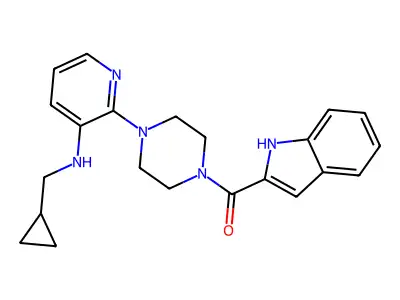 BHAP indolyl pyridyl deriv. structure