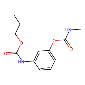 [3-(propoxycarbonylamino)phenyl] N-methylcarbamate structure