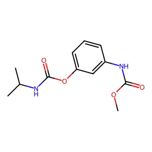 [3-(methoxycarbonylamino)phenyl] N-propan-2-ylcarbamate structure