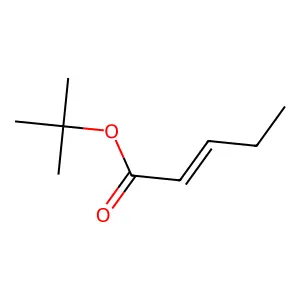 Tert-butyl pent-2-enoate structure
