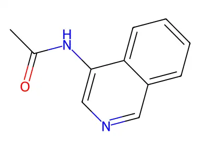 N-(4-异喹啉基)乙酰胺 structure