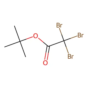 Acetic acid, tribromo, 1,1-dimethylethyl ester structure