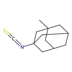 3-Methyl-1-adamantylisothiocyanate structure