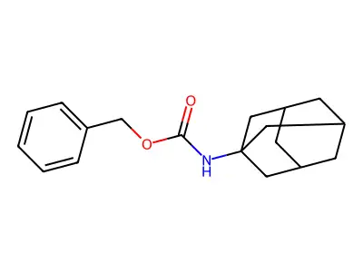 benzyl N-(1-adamantyl)carbamate structure