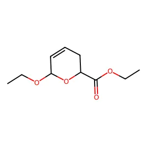 Ethyl 6-ethoxy-3,6-dihydro-2H-pyran-2-carboxylate structure