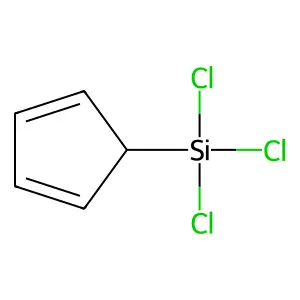 Silane, 5-trichloro-2,4-cyclopentadien-1-yl- structure