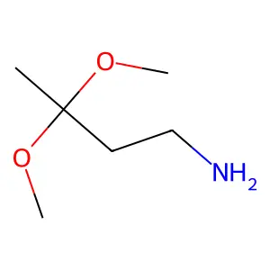 3,3-二甲氧基丁-1-胺 structure