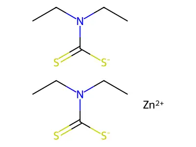 Zinc diethyldithiocarbamate, 97% structure
