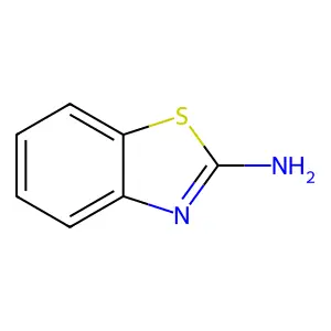 2-氨基苯并噻唑 structure