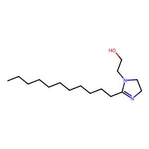 1-(2-Hydroxyethyl)-2-undecylimidazoline structure