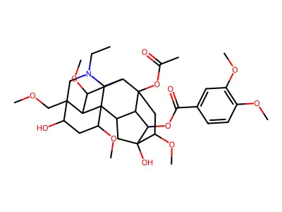 Acraconitine structure