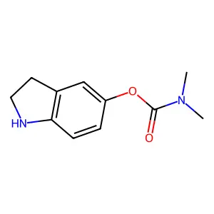 Indolinyl-N,N-dimethylcarbamate structure