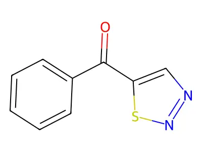 Phenyl-1,2,3-thiadiazol-5-ylmethanone structure