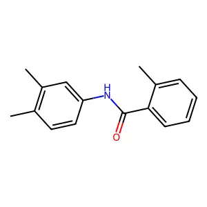 N-(3,4-dimethylphenyl)-2-methylbenzamide structure