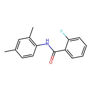 N-(2,4-二甲基苯基)-2-氟苯甲酰胺 structure