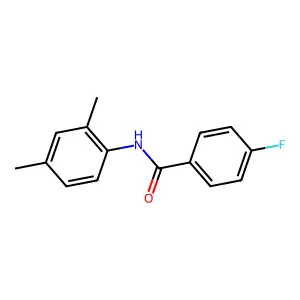N-(2,4-Dimethylphenyl)-4-fluorobenzamide structure