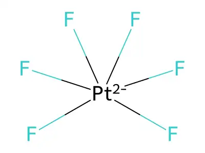 六氟化铂 structure