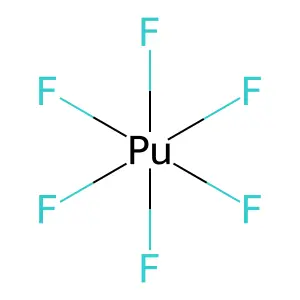 六氟化钚 structure