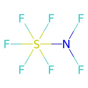 二氟胺基五氟化硫 structure