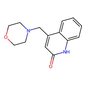 4-Morpholin-4-ylmethyl-1H-quinolin-2-one structure