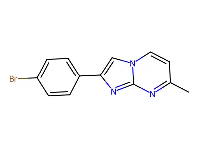 2-(4-Bromophenyl)imidazo[1,2-a]pyrimidine structure
