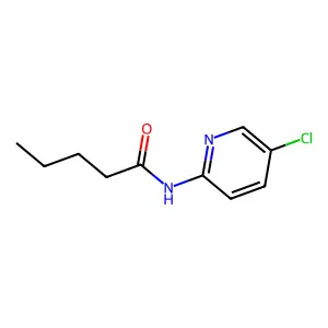 N-(5-chloropyridin-2-yl)pentanamide structure