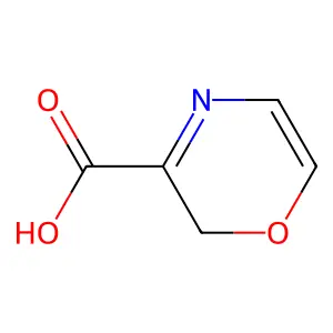 2H-1,4-Oxazine-3-carboxylic acid structure