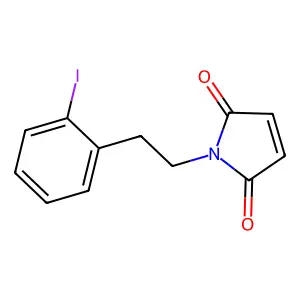N-(4-iodophenethyl)maleimide structure