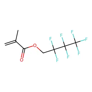 2,2,3,3,4,4,4-Heptafluorobutyl methacrylate structure