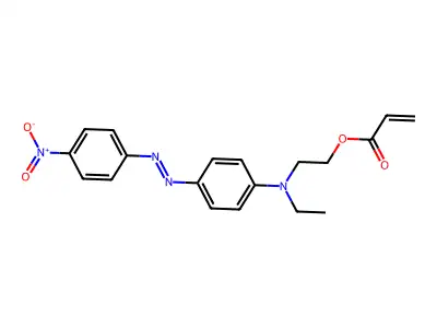 Disperse Red 1 acrylate structure