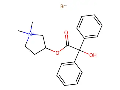 Benzopyrronium Bromide structure