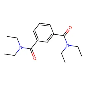 N,N,N',N'-Tetraethylisophthalamide structure