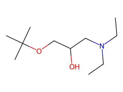 1-tert-Butoxy-3-(diethylamino)propan-2-ol structure