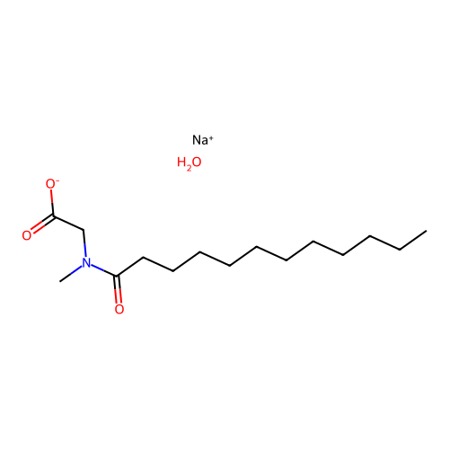 月桂酰肌氨酸钠 structure