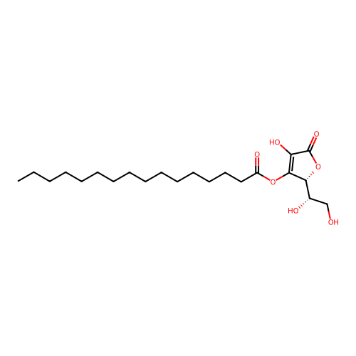 抗壞血酸棕櫚酸酯 structure