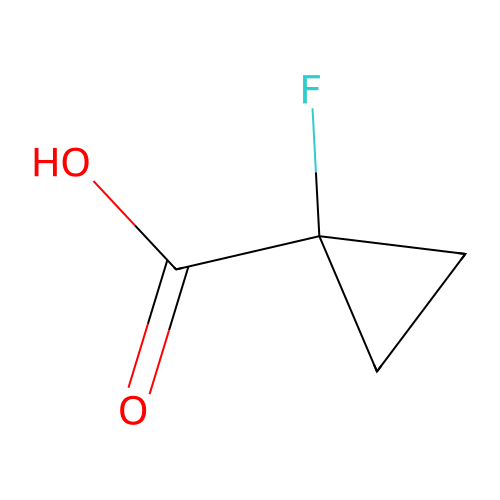 1-Fluorocyclopropane-1-carboxylic acid structure