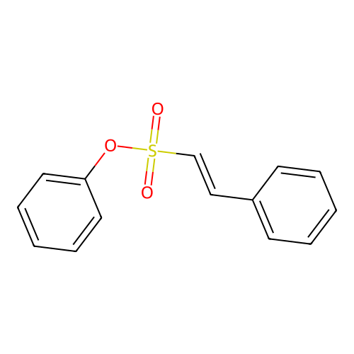 苯基2-苯基乙烯磺酸酯 structure